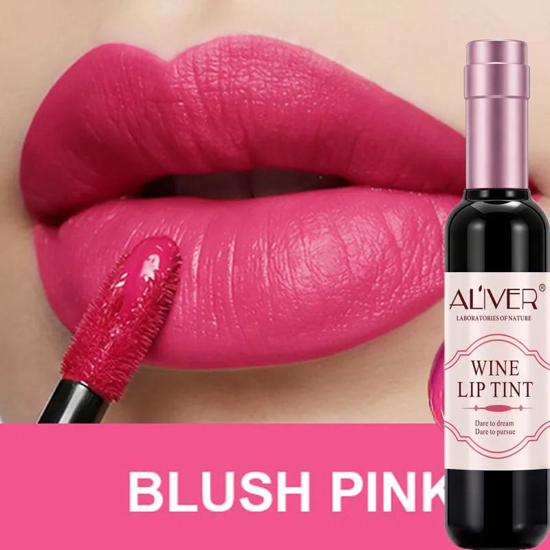1 τεμ. Ματ Lip Gloss Σχήμα Μπουκαλιού Κόκκινου Κρασιού Σέξι Αντικολλητικό Κύπελλο Βελούδινο Ματ Γυμνό Υγρό Κραγιόν Γυναικείο Μακιγιάζ Lip Gloss — image 11