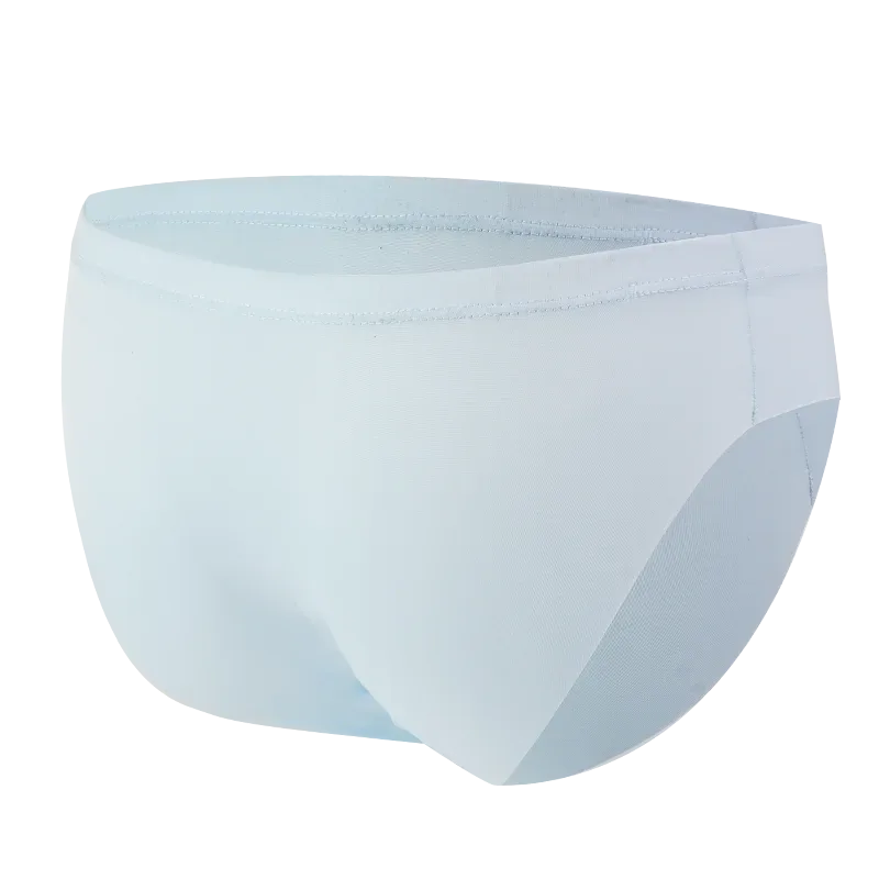 Calzoncillos de seda helada para hombre, ropa interior transparente, sin costuras, Sexy, de secado rápido, transpirable, ultrafina, 4 Uds.