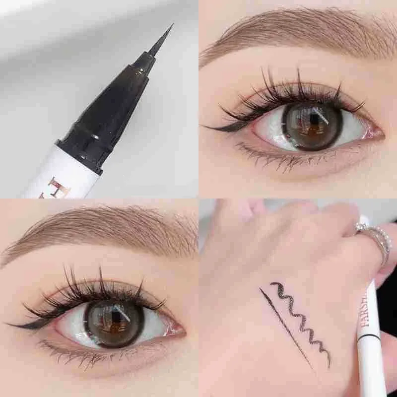 Liquid Matte Turquoise Eyeliner Ultra Fine Black White Eyeliner Waterproof Easy To Color Rainbow Colorful Eye Liner Eyes Makeup