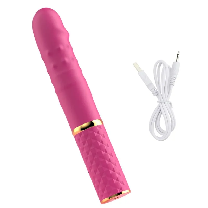 Αυτόματη ώθηση G Spot Dildo Sex Machines Δονητής βεντούζας 10 Thrusts Τρόπος ώθησης Κλειτορική πρωκτική διέγερση κόλπου Παιχνίδια για ενήλικες