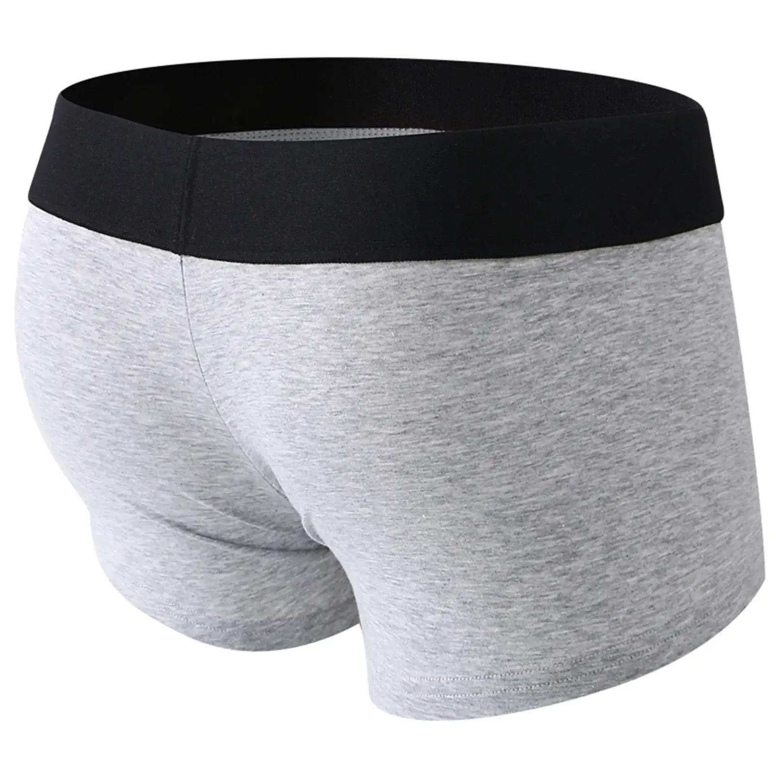Mens Cotton Underwear Soft Open Pouch Hole Boxer Shorts Cock Ring Silicone Ring Sexy Boxer Briefs Erotic Panties Trunks Stretchy — image 15