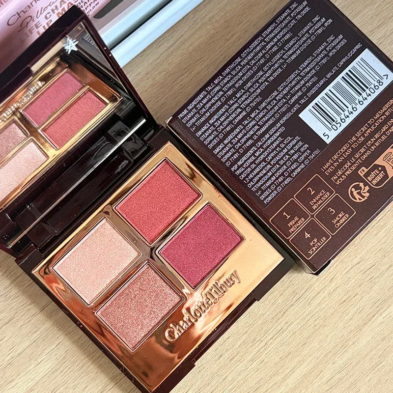 Charlotte Makeup Gift Powder Blusher & Eyeshadow Palette Series Cosmetics Εύκολη εφαρμογή Διαρκής χρωστική Φυσικό Concealer Tilbury — image 13
