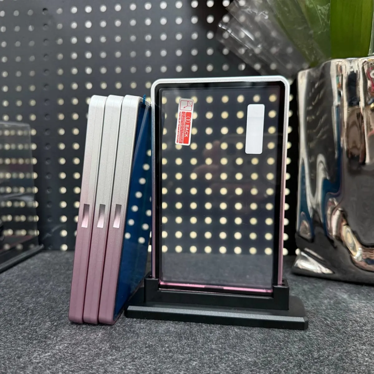 Multicolor Gradient Color Trading Card Protect Holder Metal Case for 35PT PSA CGC Graded Card
