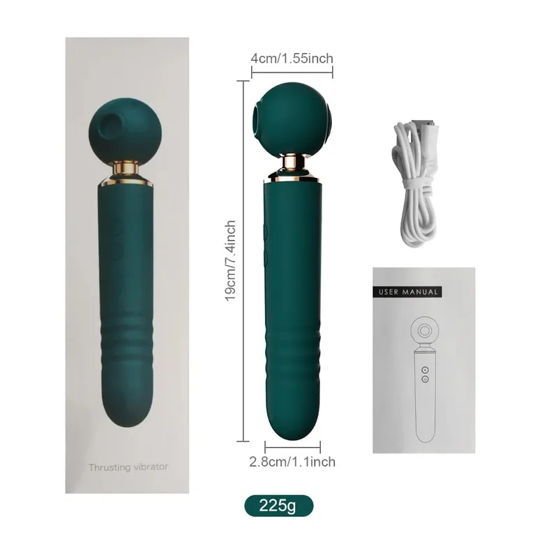 Magic Av Wand Massager Dildo Masturbator Clitoris Nipple Stimulation Silicone Sex Toys Vibrator Women Vaginal G Spot Stimulators — image 8