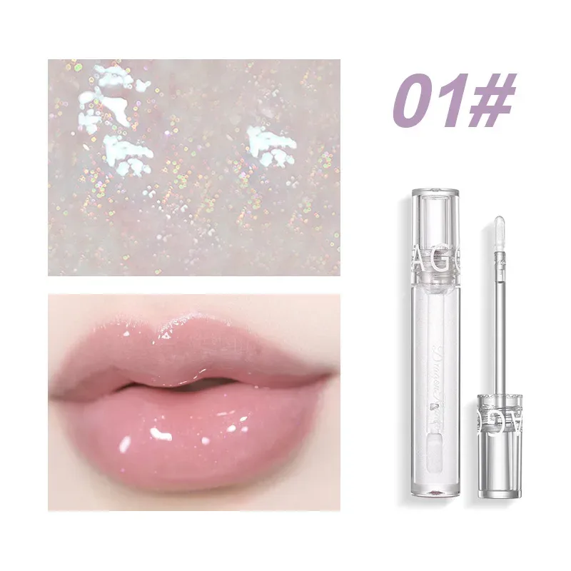 Mirror Water Gloss Lip Glaze Ενυδατικό Υγρό Κραγιόν μακράς διαρκείας Θρεπτικό Glass Lip Gloss Διαφανές Lip Stain Tint — image 3