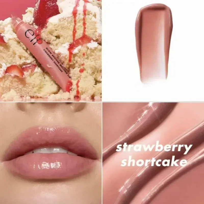 Hot Sale New Elf Bubblegum-Cherry Mango-Watermelon Lasting Moisturizer Lip Gloss Lip Balm & 8 Colors Cream Blush Brand Cosmetics — image 19