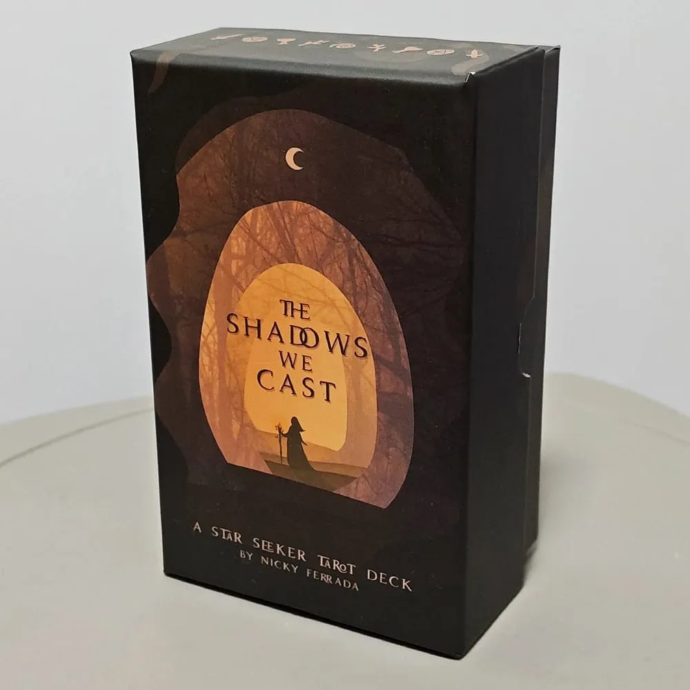 The Shadows We Cast 12*7cm Star Seeker Tarot Deck in Rigid Box - Atmospheric & Mystical 79-card set for Intuitive Readings — image 2