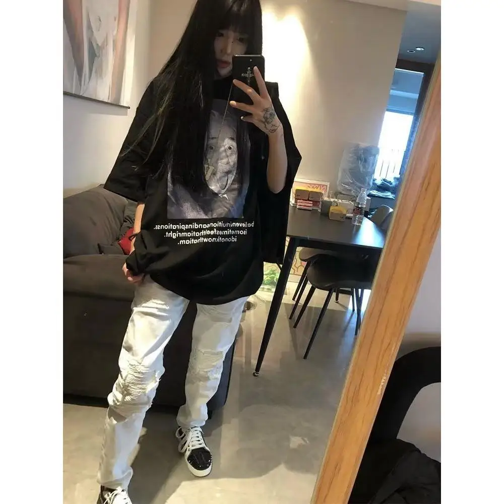 High Street Streetwear Clothing Fog Style Trend Fake Ripped Pleated Jeans Men Summer Cargo Slim Bootcut Designer White Trousers — image 4