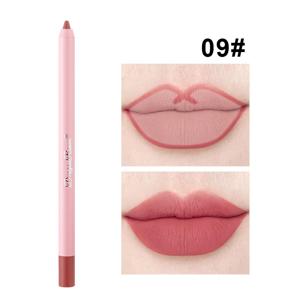 Αδιάβροχη ματ επένδυση χειλιών σε Bean Paste Color Lip Plumping Lipstick Pen Non-Fading Lip Liner Αδιάβροχο και ανθεκτικό στον ιδρώτα Ματ Lip Liner μακράς διαρκείας στυλό Plump Lip Lipstick One-Second — image 17