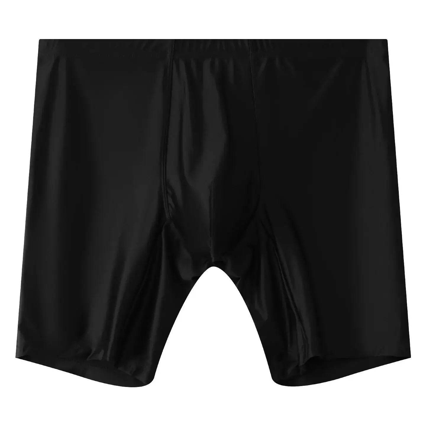 Mens Underwear Boxers Man Solid Slim Ice Silk Extended Leg Boxer Shorts Ropa Middle Waist Sports Panties Male Underpants M-XXL — image 4