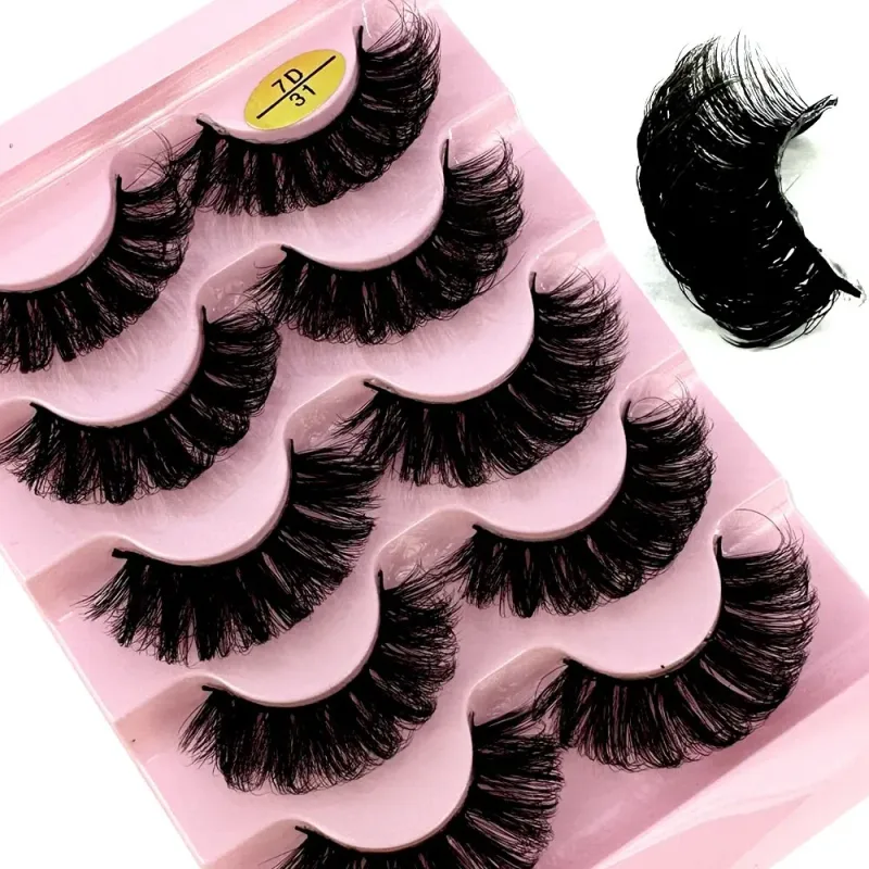 Fluffy Lashes Mink False Eyelashes Thick Cat Eye Makeup Long Natural Volume 3d Eyelashes Extension Χονδρική Βιζόν Βλεφαρίδες