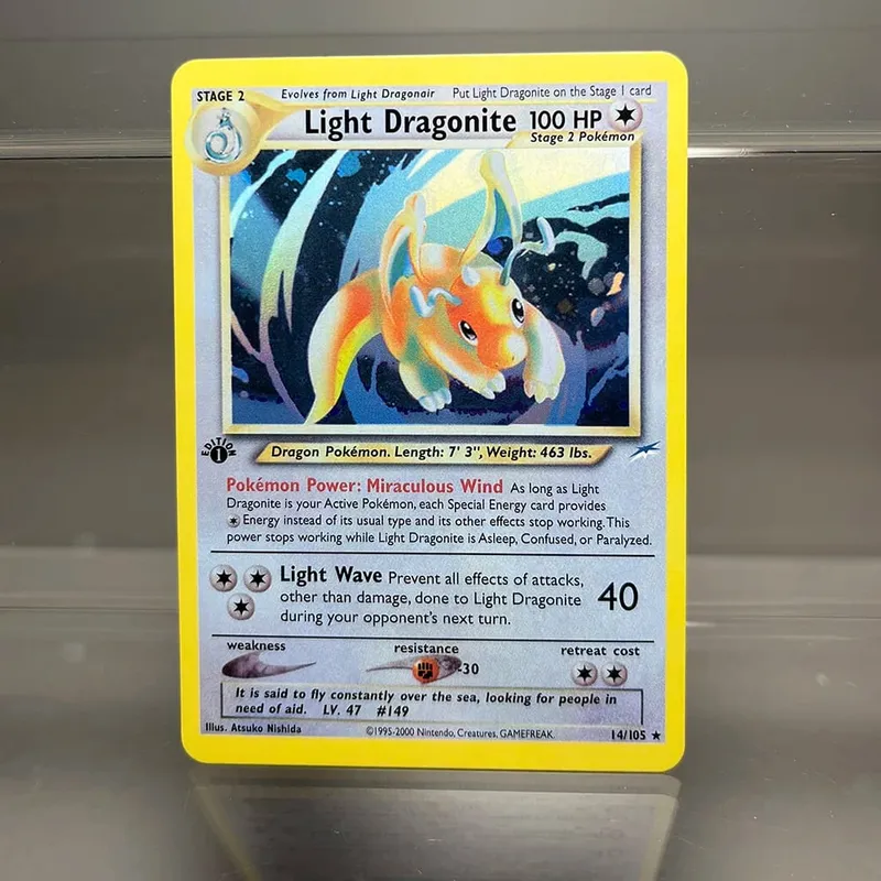 Neo Destiny Charizard PTCG Single Collection Card 1st Edition 1996 Tyranitar Gengar Card PKM Proxy Cards Toys Gifts — image 17