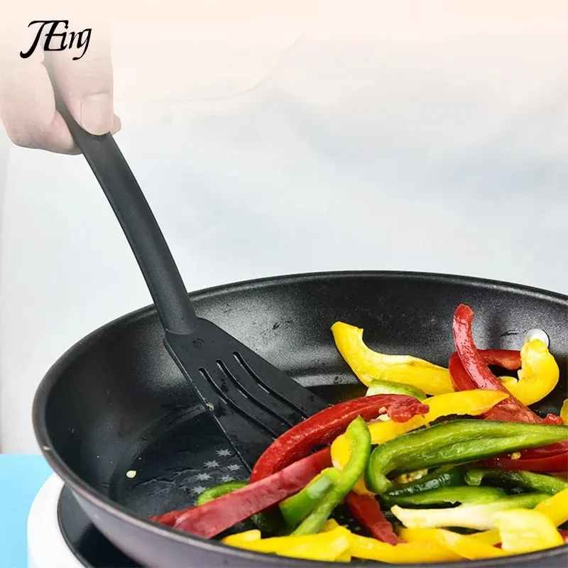 ערכת כלים הגשה בישול מטבח סכו"ם כפיות ערכת ניילון מרית כלי שולחן נייד קמפינג כלי מטבח מחורצים