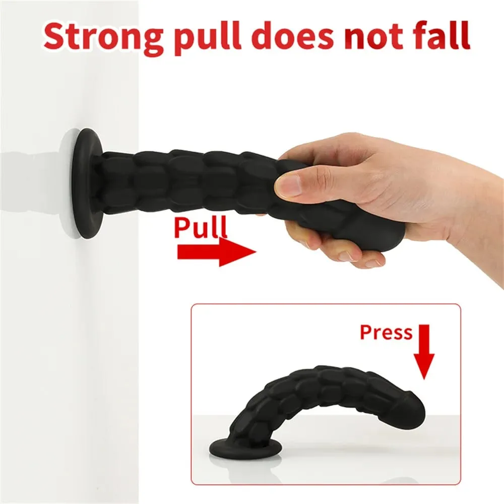 Σιλικόνη πέους πρωκτικό Dildo με βεντούζα Dragon Scale Butt Ass Anus Butt Plug Πρωκτικό βύσμα πισινό βύσμα πισινό Προστάτη σεξουαλικά παιχνίδια για γυναίκες — image 5
