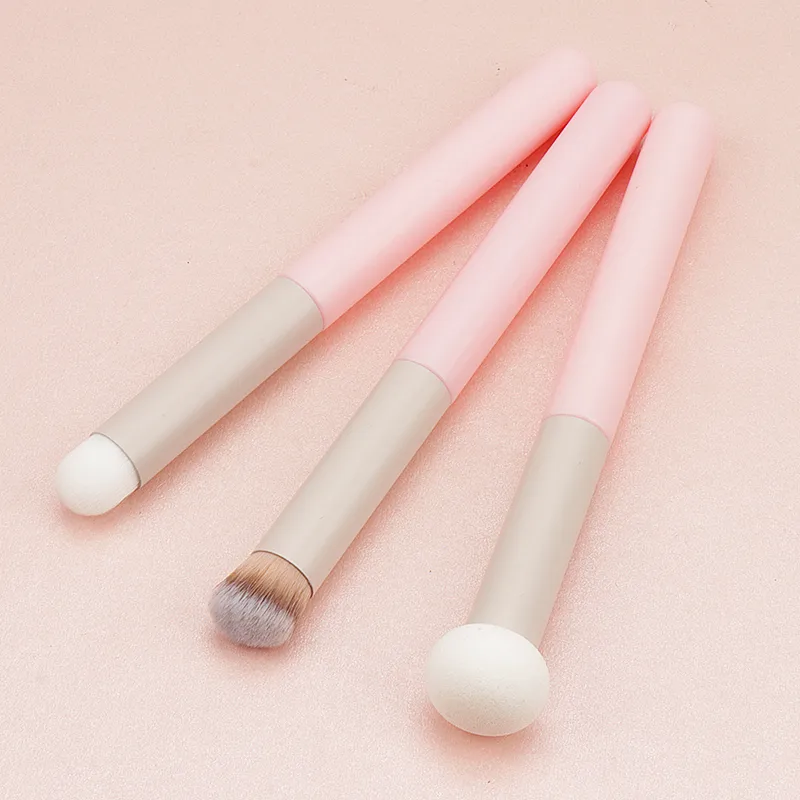 1 τεμ. Μαλακά πινέλα μακιγιάζ Σφουγγάρι Concealer Πινέλο Κραγιόν Πούδρα χειλιών Puff Wet Dry Use Foundation Contour Cosmetic Tools