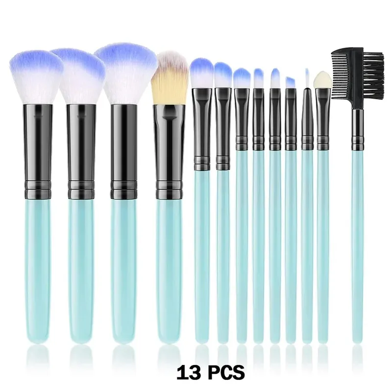 סט מברשות איפור חדש 10/32 יחידות Soft Fluffy Powder Foundation Contour סומק קונסילר צלליות מיזוג סימון כלי יופי