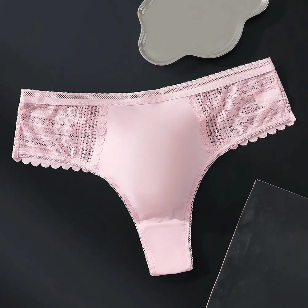 1 Quần Nam Ren Quần Đùi Liền Mạch Ice Silk Chữ G Quần Lót 3D Phồng Túi Chắc Chắn Thông Đàn Hồi Cao Thoáng Khí quần Lót — image 11