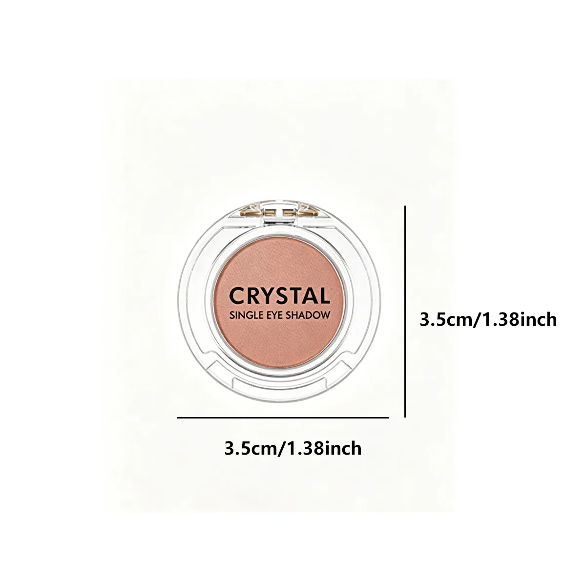 Crystal Single Eye Shadow Silky Smooth Eye Powder μακράς διαρκείας Χρώμα ματιών Buildable Χρώμα Κορεατικό Καλλυντικό Κορεάτικο Μακιγιάζ — image 3
