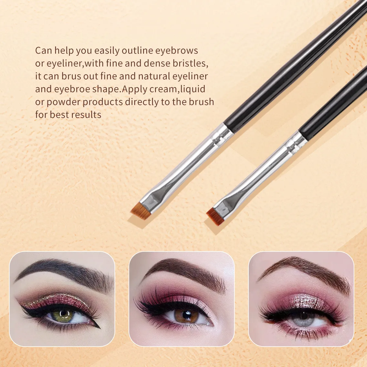 Conjunto de pincéis de maquiagem para olhos OVW Ultimate: delineador de precisão detalhando corretivo de mistura e pincéis multifuncionais para arte impecável — image 2
