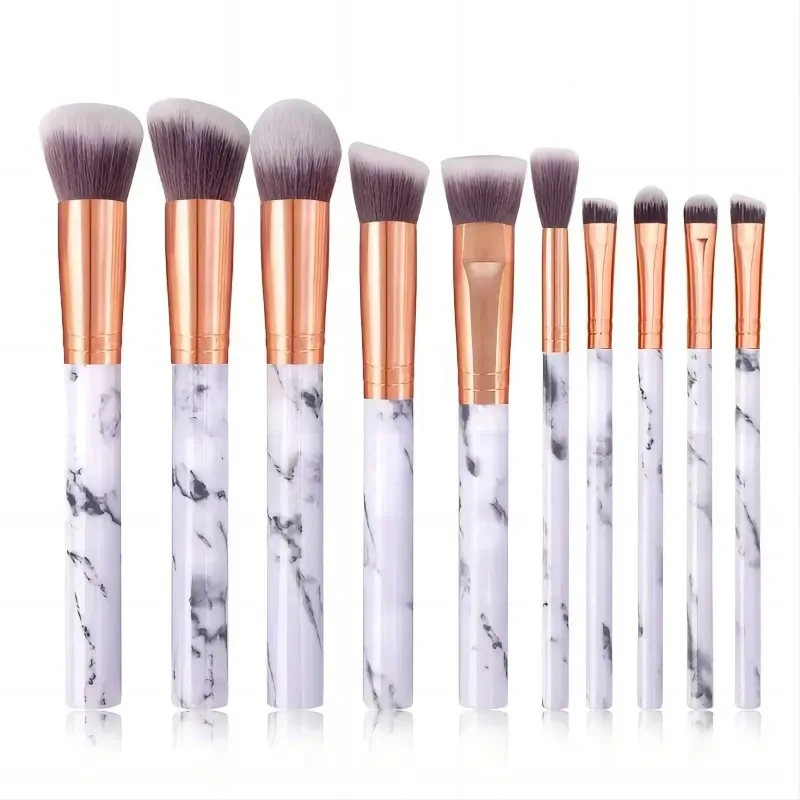 12Pcs Blue Makeup Brushes Set Professional Foundation Powder Blending Blush Concealer Synthetic Fiber Bristles Brush — image 11