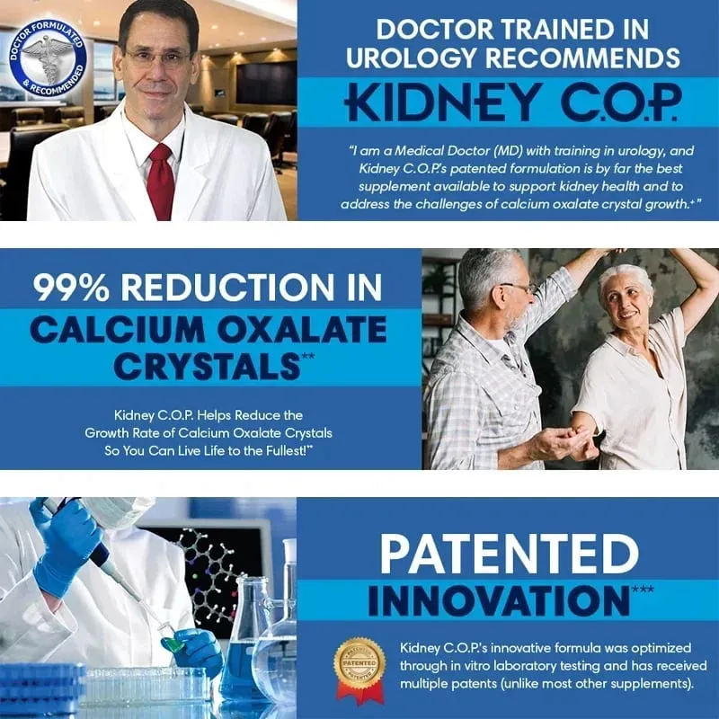 Protetor renal de oxalato de cálcio COP - ajuda a prevenir a recorrência de pedras nos rins e promove a função renal saudável — image 6