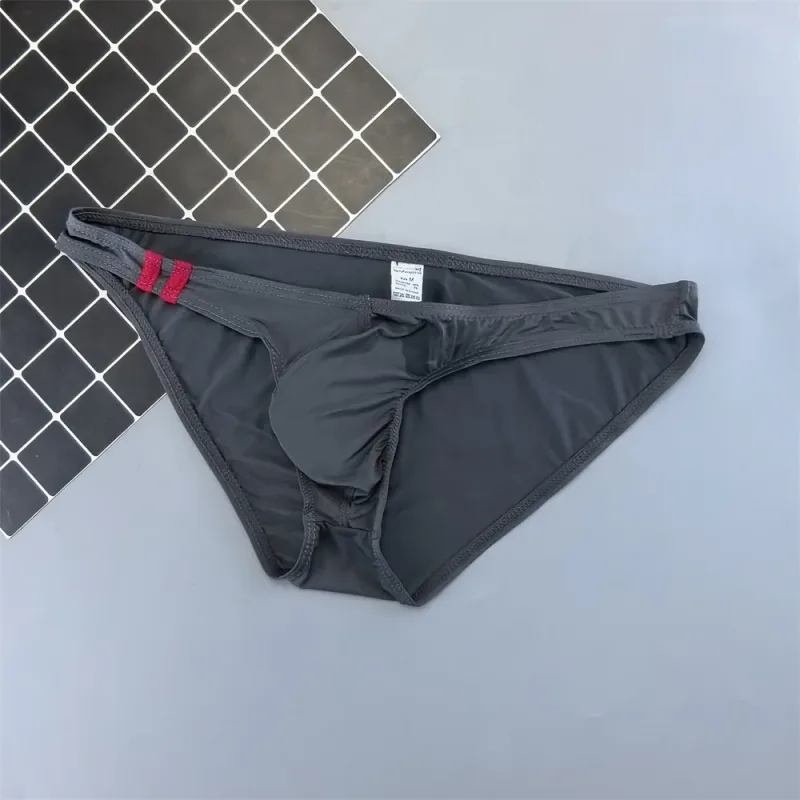 Mens Sexy Ice Silk Underwear Briefs Ultra Thin Seamless Panties Quick Dry Breathable Lingerie Male Comfortable Plus Size Panty — image 10