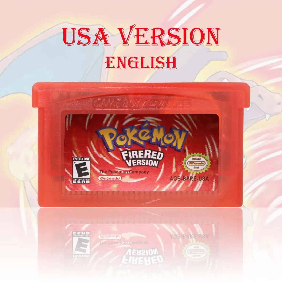 GBC/GBA USA Έκδοση Pokemon Blue/Crystal/Emerald/Fire Red/Leaf Green Cartridge Κάρτα βιντεοπαιχνιδιού υψηλής ποιότητας με μπαταρία — image 11