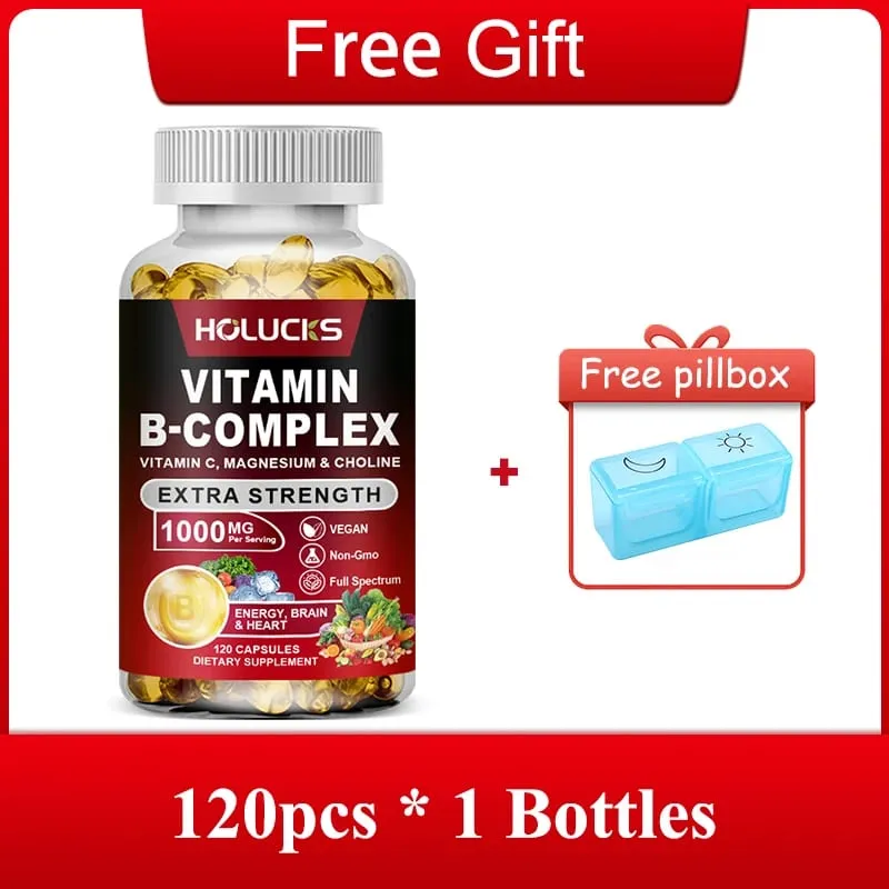 Οι κάψουλες Yimiduk Premium Vitamin B Complex με υποστήριξη βιοτίνης και φυλλικού οξέος προάγουν το υγιές δέρμα των μαλλιών και την ισορροπία των ορμονών που δεν είναι ΓΤΟ