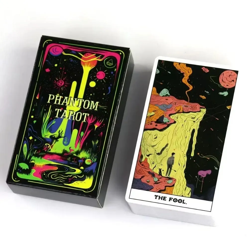 Phantom Tarot Deck 10,3*6cm 78 πολύχρωμες κάρτες Ταρώ βασισμένες στο σύστημα Rider Waite