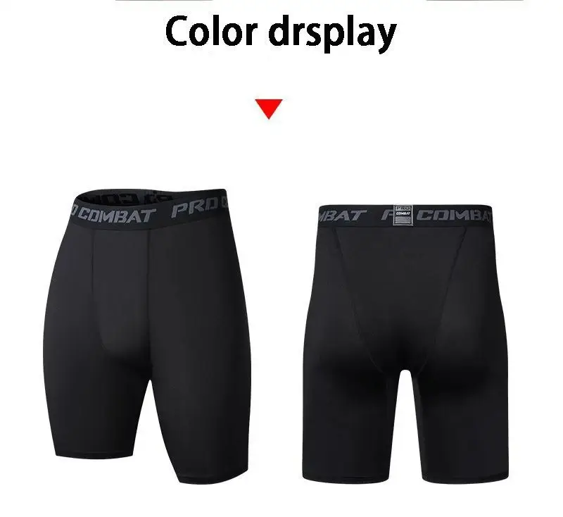 Men Boxers Sports Underwear Underpants Gym Shorts M L XL Black Quick-Drying Sweatpants Moisture Absorption Breathable Fitness — image 5
