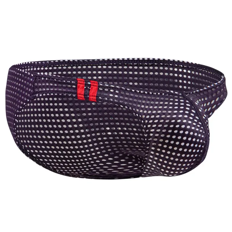 Men Briefs Summer Breathable Holes Underwear U Convex Thin Low Waist Briefs Slip Underpants Calzoncillos — image 27