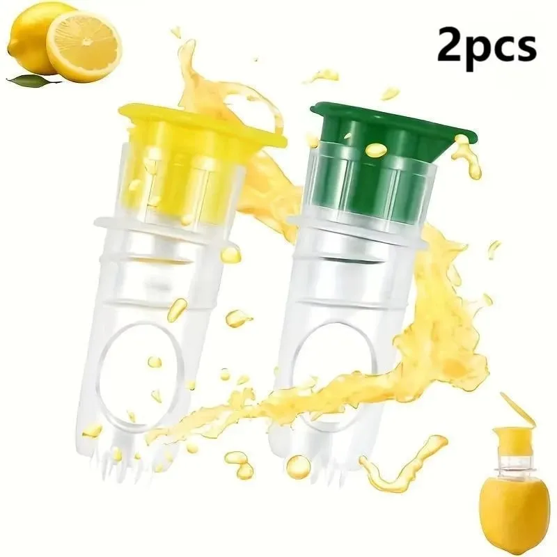 Εγχειρίδιο New Screw Top Lemon Juicer Mini Manual Lemon Squeezer Portable Lemon Juicer With Lid Squeeze Lime for Cocktails Πλαστικό Εγχειρίδιο — image 11