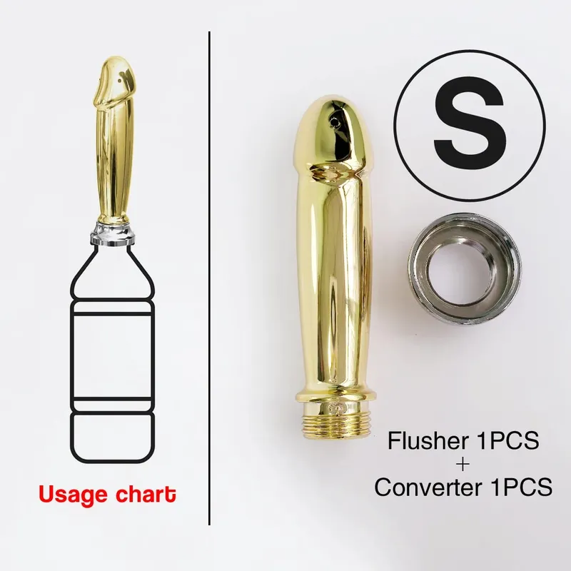 ABS anal vaginal douche Conversion head for outdoor use Posterior chamber irrigation multi-function plug-in shower sex toys