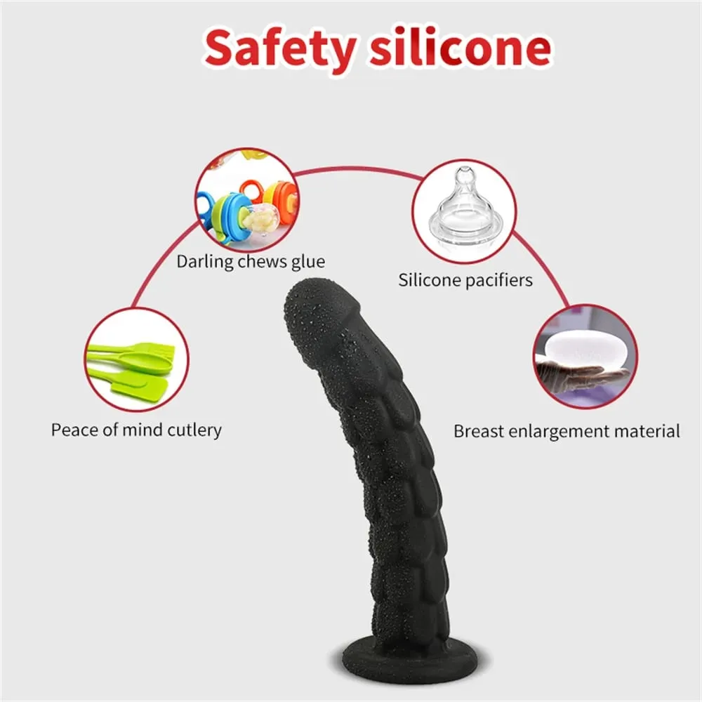 Σιλικόνη πέους πρωκτικό Dildo με βεντούζα Dragon Scale Butt Ass Anus Butt Plug Πρωκτικό βύσμα πισινό βύσμα πισινό Προστάτη σεξουαλικά παιχνίδια για γυναίκες — image 6