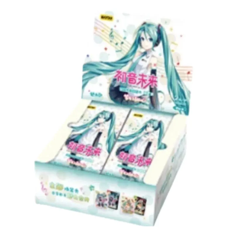 כרטיס Hatsune Miku מקורי חבילה ראשונה סדרת אנימציה כרטיס אוסף משחקי SE היקפי צעצועי ילדים מתנות ילדה