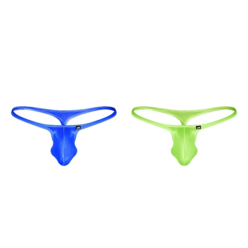 Men's Underwear Japanese Style Ultra-Thin Ice Silk Thong Low Waist Elastic Comfortable T-Back — image 12