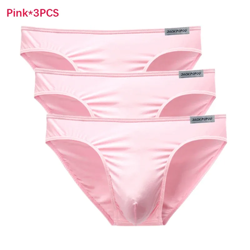 3PCS/Lot Men's Underwear Modal High Quality Soft Briefs Breathable Comfortable Youth Underpants Male Sexy U Bulge Pouch Panties — image 40