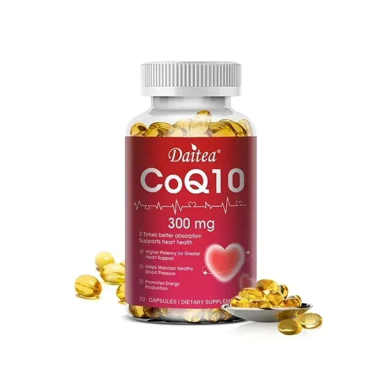 Coenzyme Q10 - 300 Mg Supports Energy Cognitive Ability and Heart Brain and Cell Health Antioxidant Improves Sleep Quality — image 8