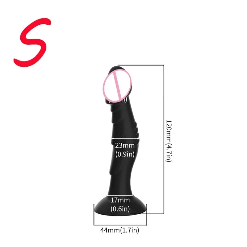 Factory Sales Silicone Anal Sex Toy Dilator Wearable Dildo But Butt Plug For All Day Ass Anus Expansion Anchor Analplug Buttplug