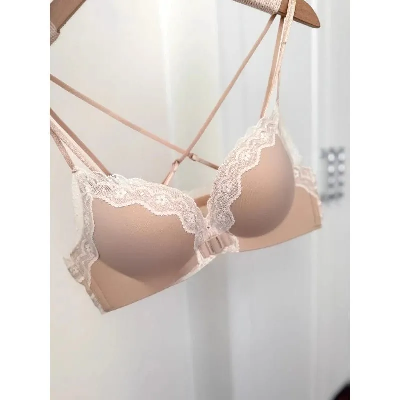 Σετ σουτιέν με μπροστινό κουμπιά Leopard Print Push Up Petite γυναικεία εξώπλατα σέξι εσώρουχα για πάρτι Βελτιώστε το μπούστο Show Larger S-XL — image 3