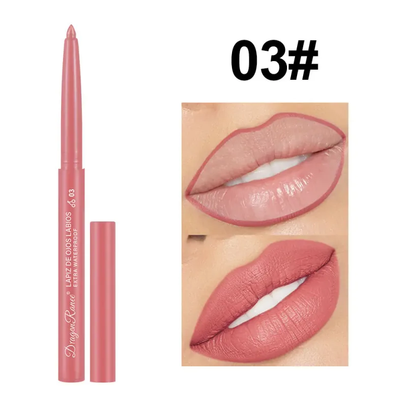 Lip Liner Αδιάβροχο μακράς διαρκείας Hook Line Lip Pencil Matte Beginner Automatic Lip Liner Bean Ενυδατικό Αντικολλητικό Cup Lips — image 17