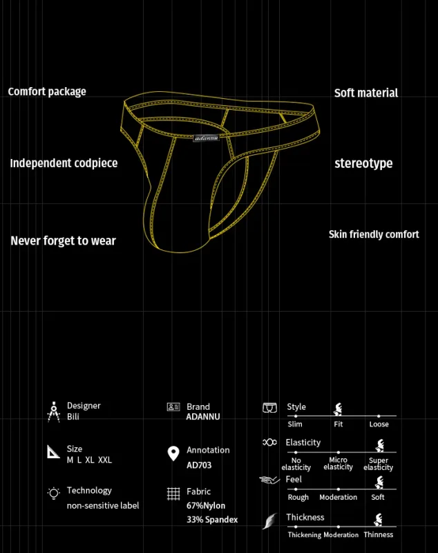 Ultra Thin Sheer Briefs Men Underwear Cooling Knickers Low Rise Bulge Pouch Underpants Soft Mesh Panties Male Thong Pants — image 7