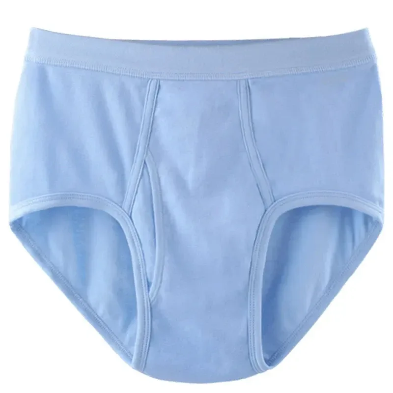 Solid Color Fat Plus Size Men's Underwear Mens Underpants 100% Cotton Comfortable Breathable Loose Large Size Men Briefs Panties — image 7