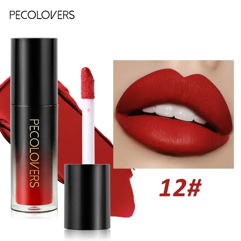 Πολλαπλών χρωμάτων Matte Velvet Lip Gloss Αδιάβροχο Αντικολλητικό Κύπελλο λείο κραγιόν για εφαρμογή υψηλής απόδοσης χρωμάτων — image 26