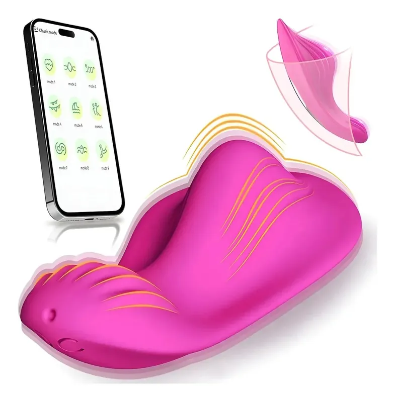 Φορέσιμα εσώρουχα Bluetooth Vibrator Vagina Clitoris Stimulator Massager APP Control Φορητό Δονούμενο παιχνίδι αυγών σεξ για ενήλικες