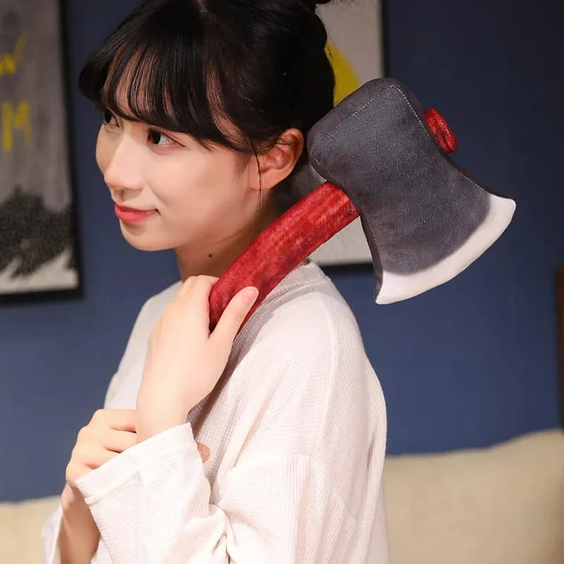 Λούτρινο μαξιλάρι Axe 40cm Like Real Farmer Worker's Stuffed Instrument Prop Decor Δώρο για άνδρες — image 6
