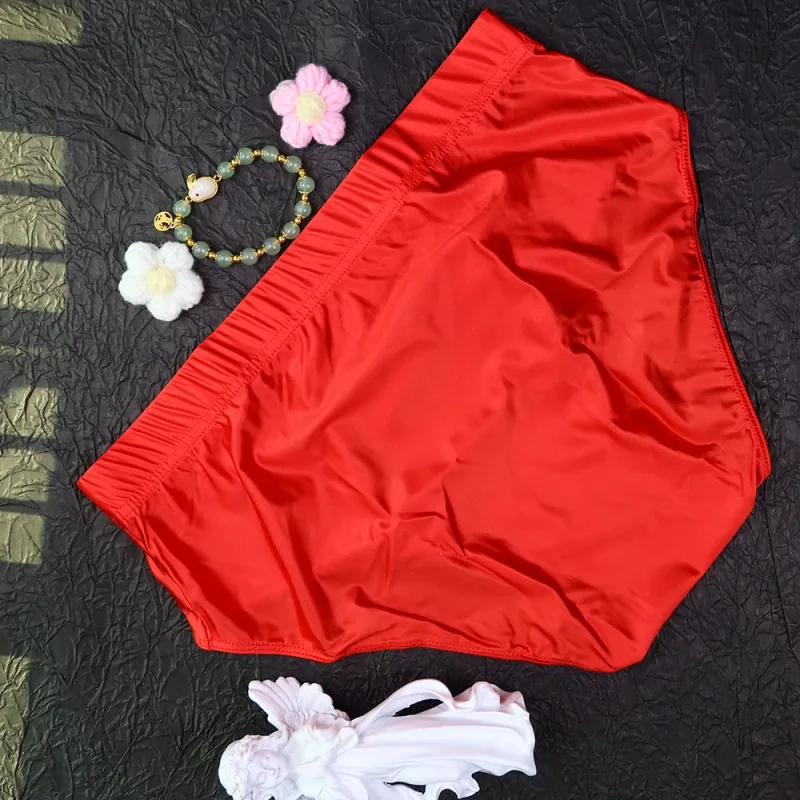 new Mens Briefs Underwear Satin-like Breathable Low-Rise Underpants Male Panties Men's glossy underwear — image 19
