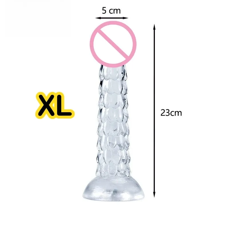 Dragon Dildo with Suction Cup – Soft Anal Plug & Butt Whip Dilator for Women and Men – Fantasy Sex Toys for Adults Pleasure