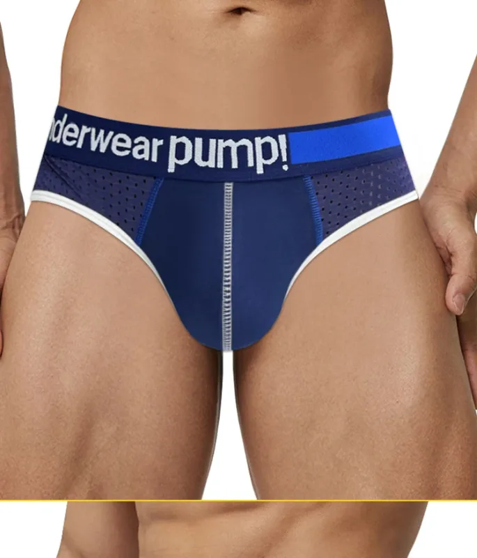 Men's Low Waist Slimming Mesh Briefs U Convex Pouch Elastic Waistband Breathable Colorful Jockstrap Underwear — image 22