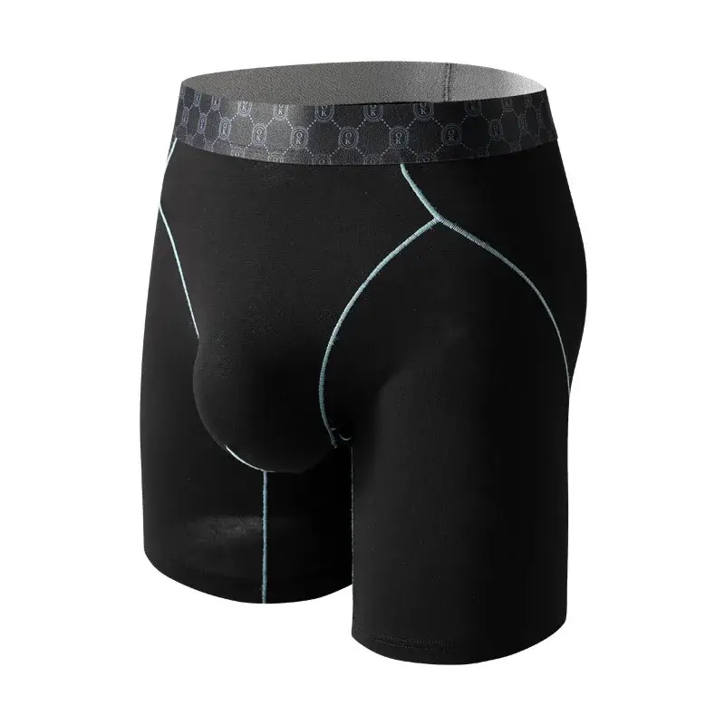 Mens Boxers Bamboo Fiber Underwear Man Panties Homme Ropa Breathable U Convex Pouch Long Underpants Plus Size Boxer Shorts M-XXL